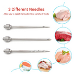 Load image into Gallery viewer, Complete 5-piece kit, large capacity 50ml stainless steel marinade injector

