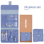 Load image into Gallery viewer, Stainless steel manicure and pedicure kits (16 pieces)
