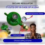 Load image into Gallery viewer, Smart Gas Regulator / Safety Device with Pressure Gauge
