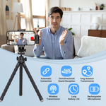 Load image into Gallery viewer, 🎤 Microphone de Cravate Sans Fil 3 en 1  – Haute Qualité Audio &amp; Réduction de Bruit
