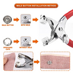 Load image into Gallery viewer, Metal snap fastener kit – BRK
