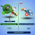 Load image into Gallery viewer, Smart Gas Regulator / Safety Device with Pressure Gauge
